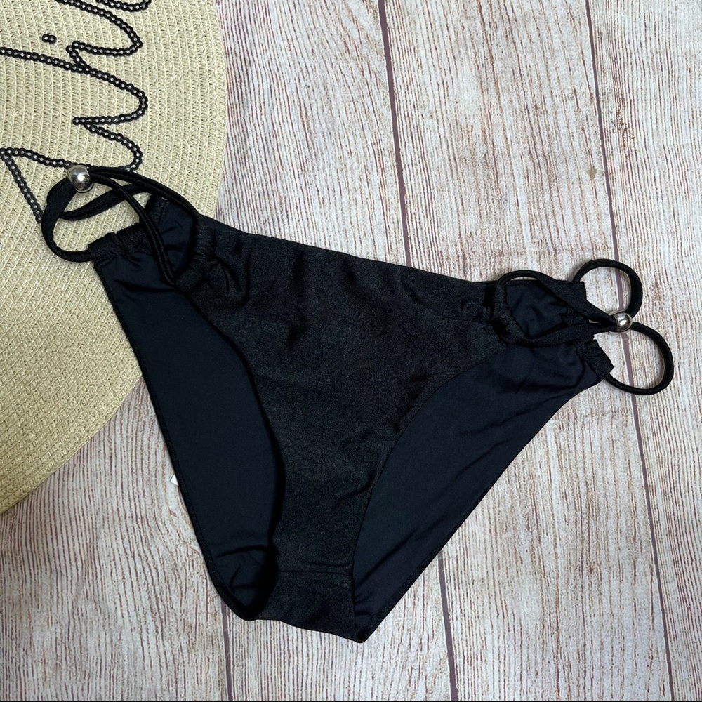 The Jetset Diaries Natalia Black Bikini Swim Bottoms Size Small